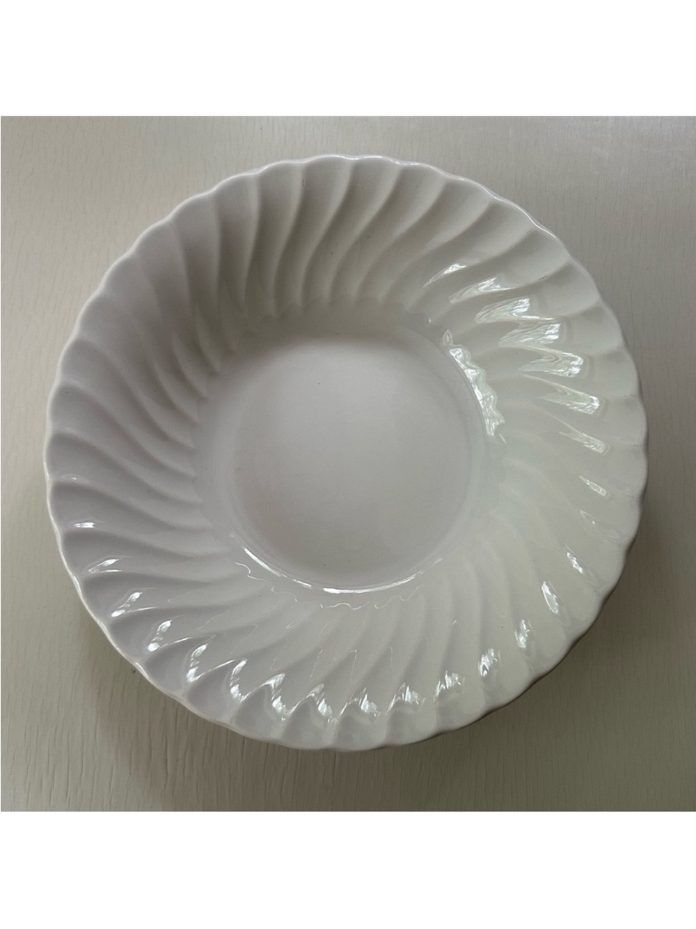 Sheffield Bone White Earthenware Round Vegetable Salad Bowl Pasta Bowl